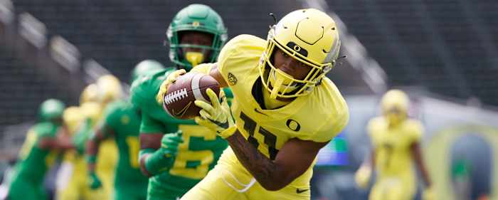 Troy Franklin 2021 Spring Game